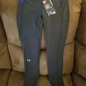 Womens small under armour leggings heatgear nwt